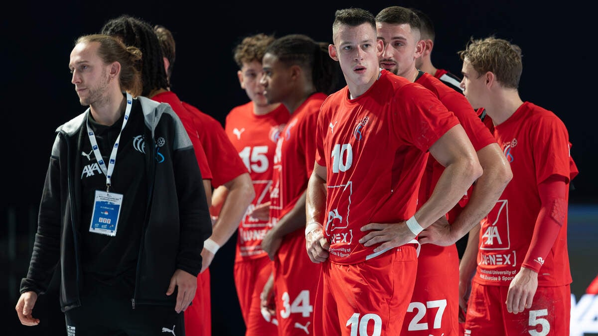 Ben Weyer (10) und seine Teamkollegen hatten sich den Ausgang im Hinspiel gegen Lettand ganz anders vorgestellt.