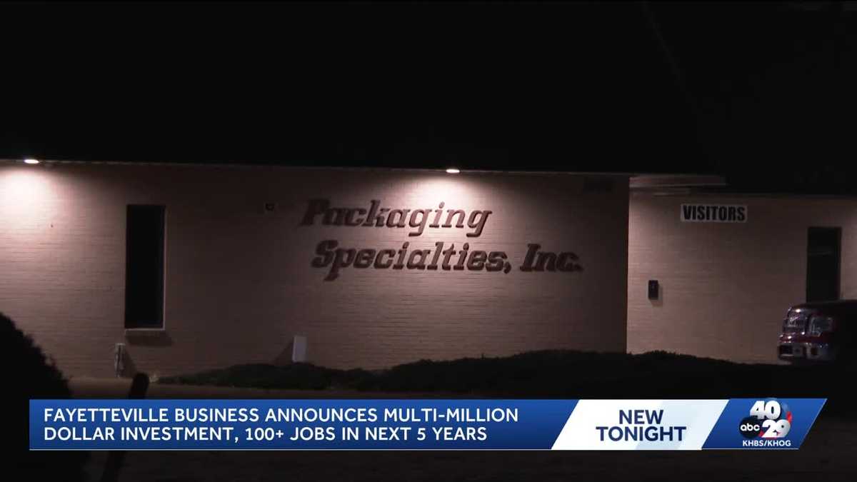 Fayetteville business makes investment to expand, create new jobs