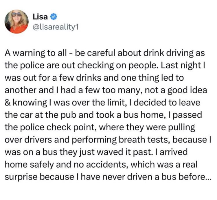 Thought it was going the other way