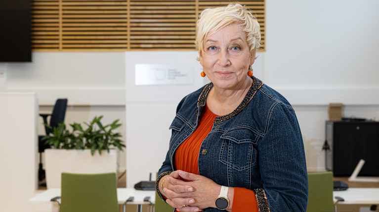Keski-Suomen hyvinvointialueen aluehallituksen puheenjohtaja Maria Kaisa Aula.