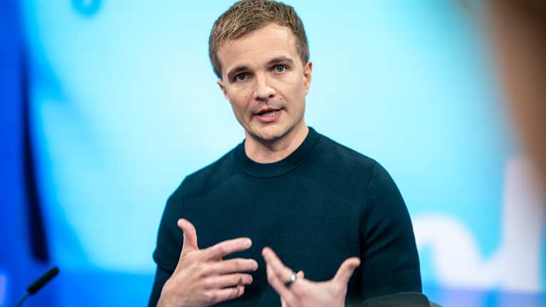 Photo shows Wolt founder Mikko "Miki" Kuusi.