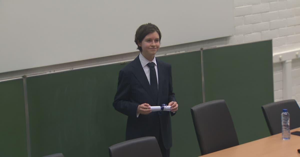 15-jarige Laurent is officieel doctor in de kwantumfysica: “Nu werk ik verder aan mijn doel, ‘superhumans’ maken”