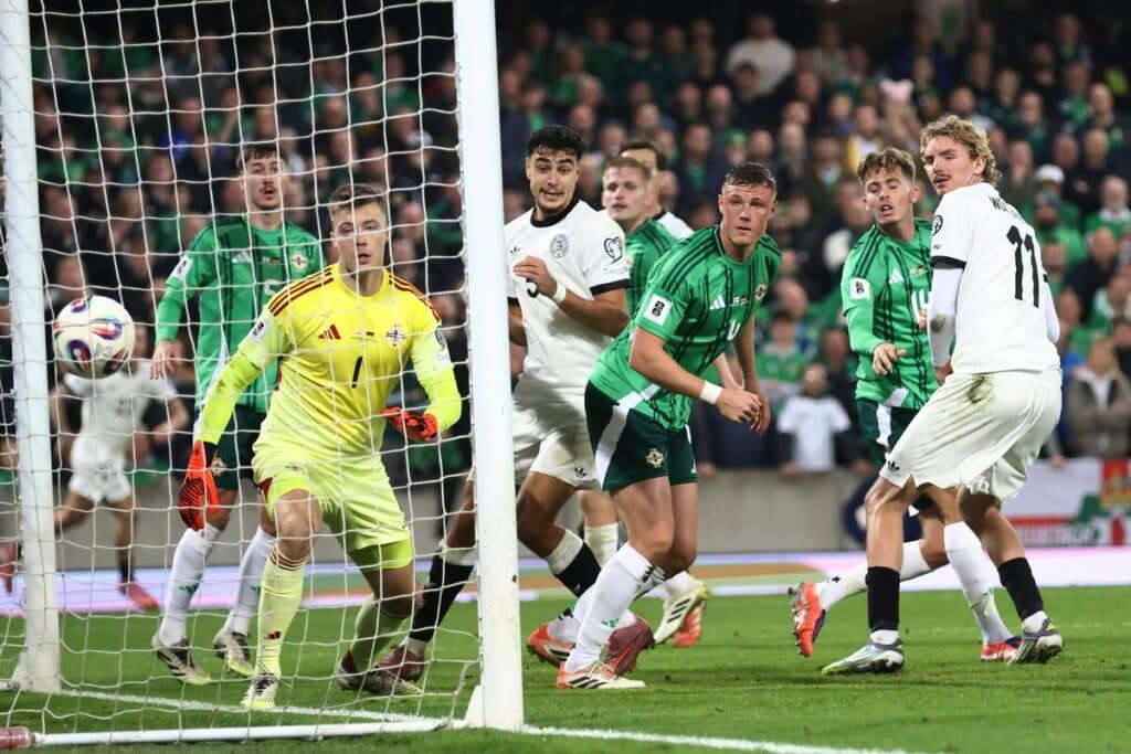 Nick Woltemade scores for Germany