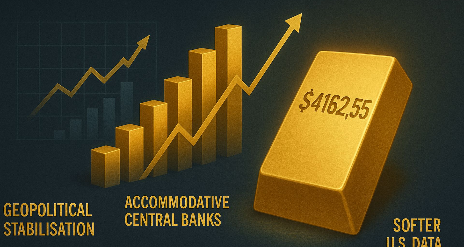 Gold extends gains as macro conditions turn supportive and geopolitical risks ease