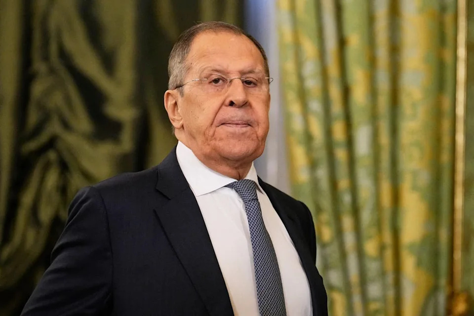 Sergei Lavrov (pictured) is rumoured to have fallen out of favour with Vladimir Putin - but the Kremlin rebukes the speculation (AFP/Getty)