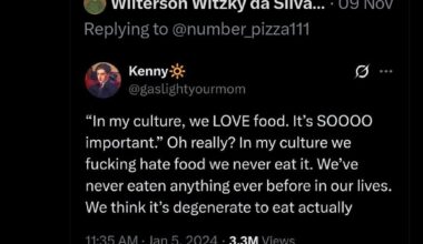 Worst food per capita