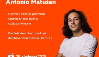 Ideje bez granica: Antonio Matušan, osnivač i direktor platforme Crumbs.hr