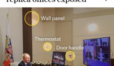 Putin’s replica offices in different parts of Russia to conceal his whereabouts