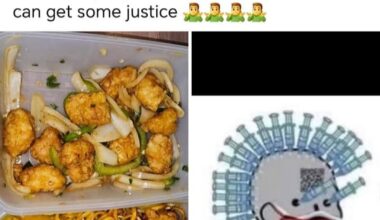 Anyone know what a succulent Chinese meal has to do with vaccines?