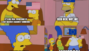 Enlightened Europe casting judgement on barbaric USA