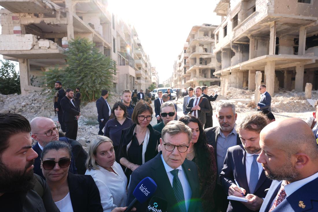 Außenminister Wadephul besucht Syrien