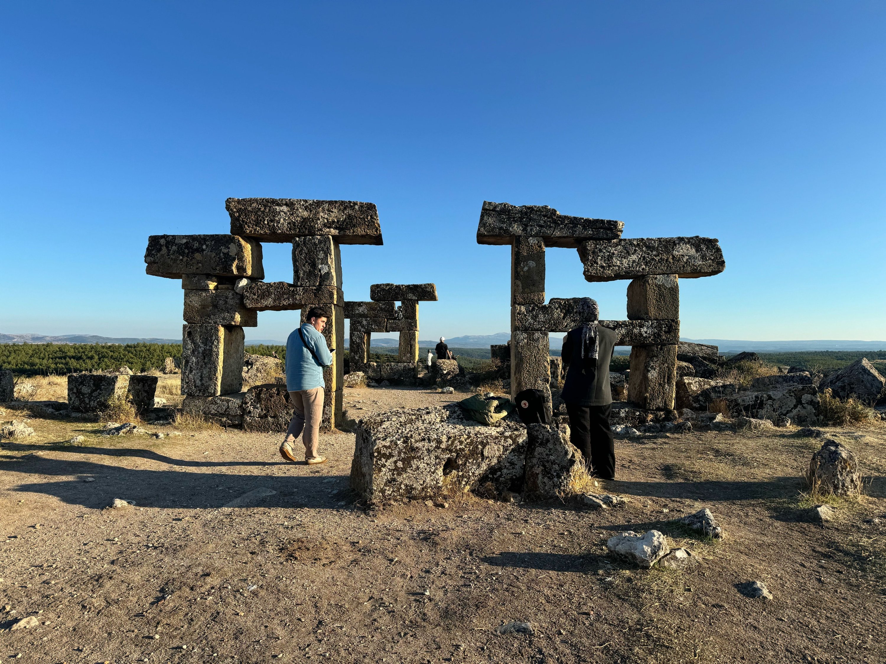 A view of the Blaundos ruins in the Ulubey district of Uşak, western Türkiye, Nov. 19, 2025. (AA Photo)