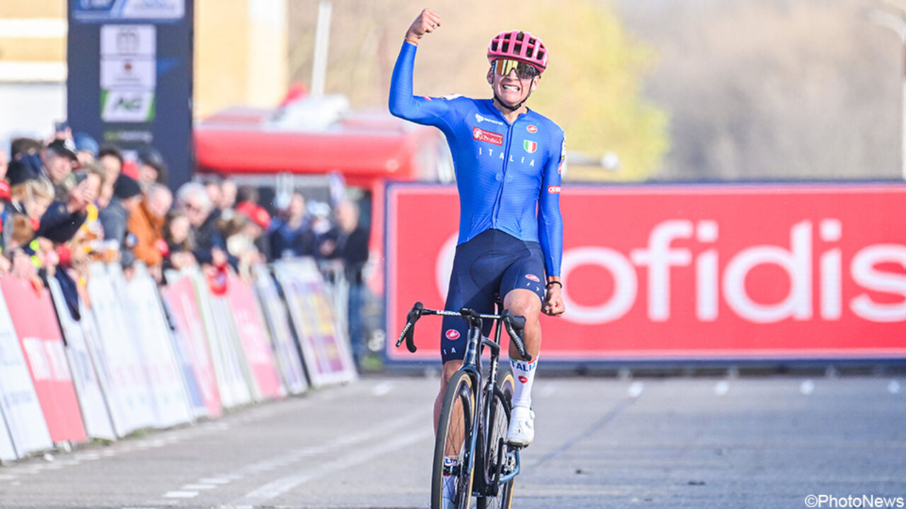 Toptalent Mattia Agostinacchio doorbreekt Belgische hegemonie bij beloften, brons voor Kay De Bruyckere