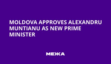 Moldova Approves Alexandru Muntianu as New Prime Minister | Ukraine news
