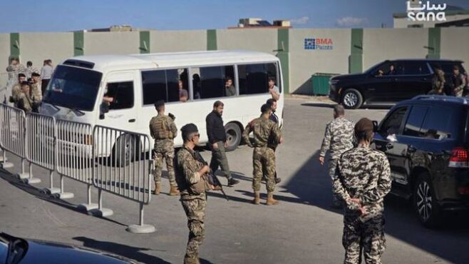 Syria hands over 17 Lebanese Nationals who entered territorial waters illegally｜Arab News Japan