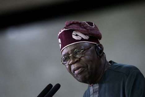 Nigerian presidentti Bola Ahmed Tinubu.