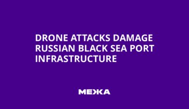 Drone Attacks Damage Russian Black Sea Port Infrastructure