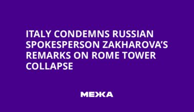 Italy Condemns Russian Spokesperson Zakharova’s Remarks on Rome Tower Collapse | Ukraine news