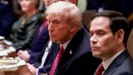 Trump confirms attack on alleged 'drug-carrying submarine' in the Caribbean – video