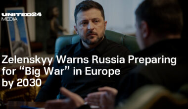 Zelenskyy Warns Russia Preparing for “Big War” in Europe by 2030 — UNITED24 Media