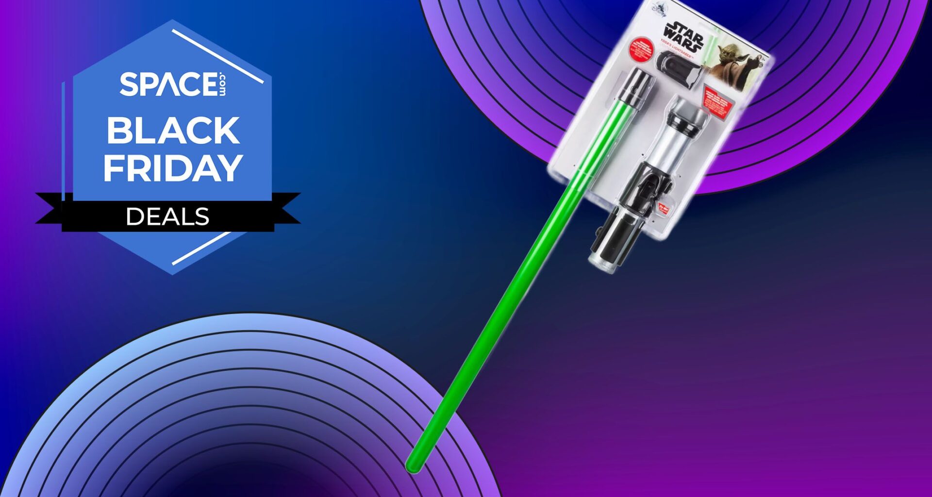 Want a lightsaber you can engage in epic battles with? Save 20% on this official Star Wars Yoda lightsaber