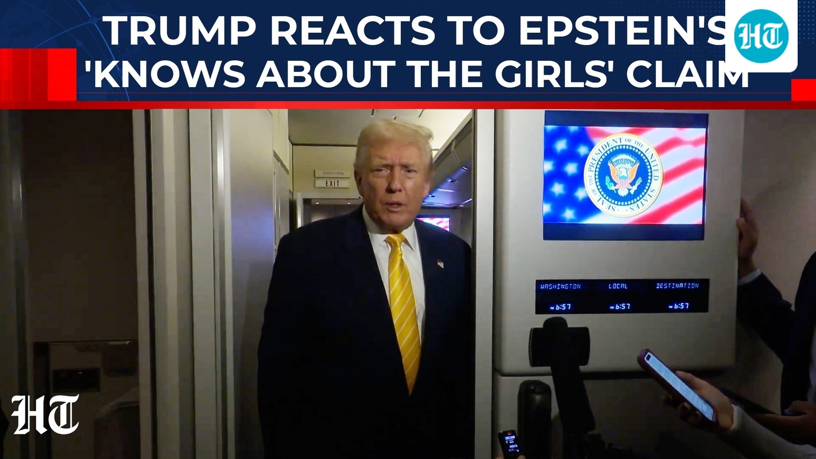 Trump reacts to Epstein's 'knows about the girls' claim, as DoJ probes POTUS' rivals on Epstein ties