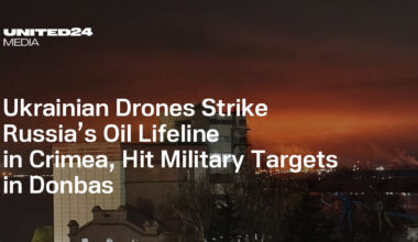 Ukrainian Drones Strike Russia’s Oil Lifeline in Crimea, Hit Military Targets in Donbas — UNITED24 Media