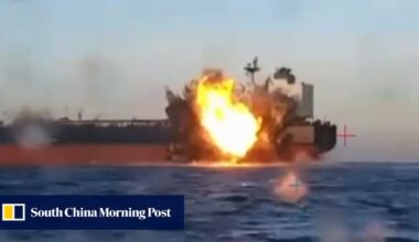 Ukraine’s naval drones strike Russian oil tankers in Black Sea off Turkish coast