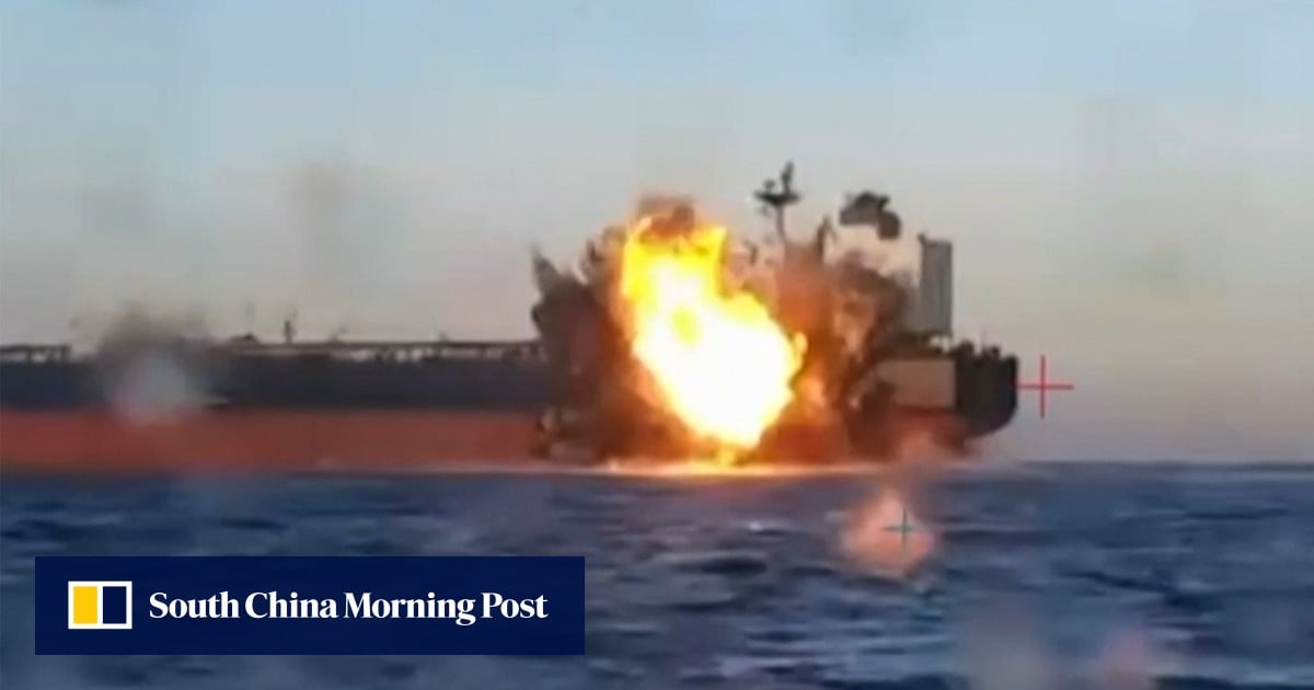 Ukraine’s naval drones strike Russian oil tankers in Black Sea off Turkish coast