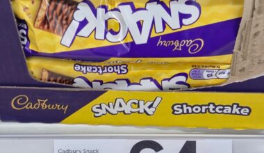Spotted this im Tesco. Cadbury snack 6pk €2.25, the "new" 5 pk €4. This is proof were being ripped off.