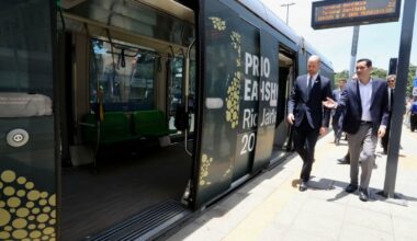 The Prince of Wales attended the Earthshot Prize Impact Assembly by the Earthshot Prize Tram in Rio de Janeiro 🇧🇷