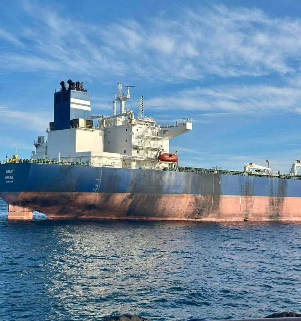 Russian shadow fleet tanker VIRAT.