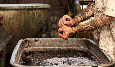 Sun-dried and sustainable, Japan’s persimmon dye lives on