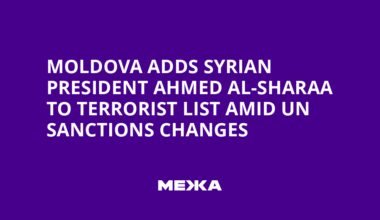 Moldova Adds Syrian President Ahmed al-Sharaa to Terrorist List Amid UN Sanctions Changes | Ukraine news