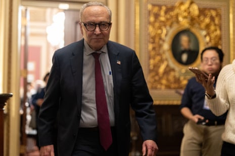 Senate Minority Leader Chuck Schumer (D-NY) is facing criticism from many Democrats over the deal to end the US government shutdown.