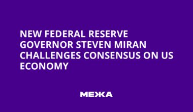 New Federal Reserve Governor Steven Miran Challenges Consensus on US Economy | Ukraine news
