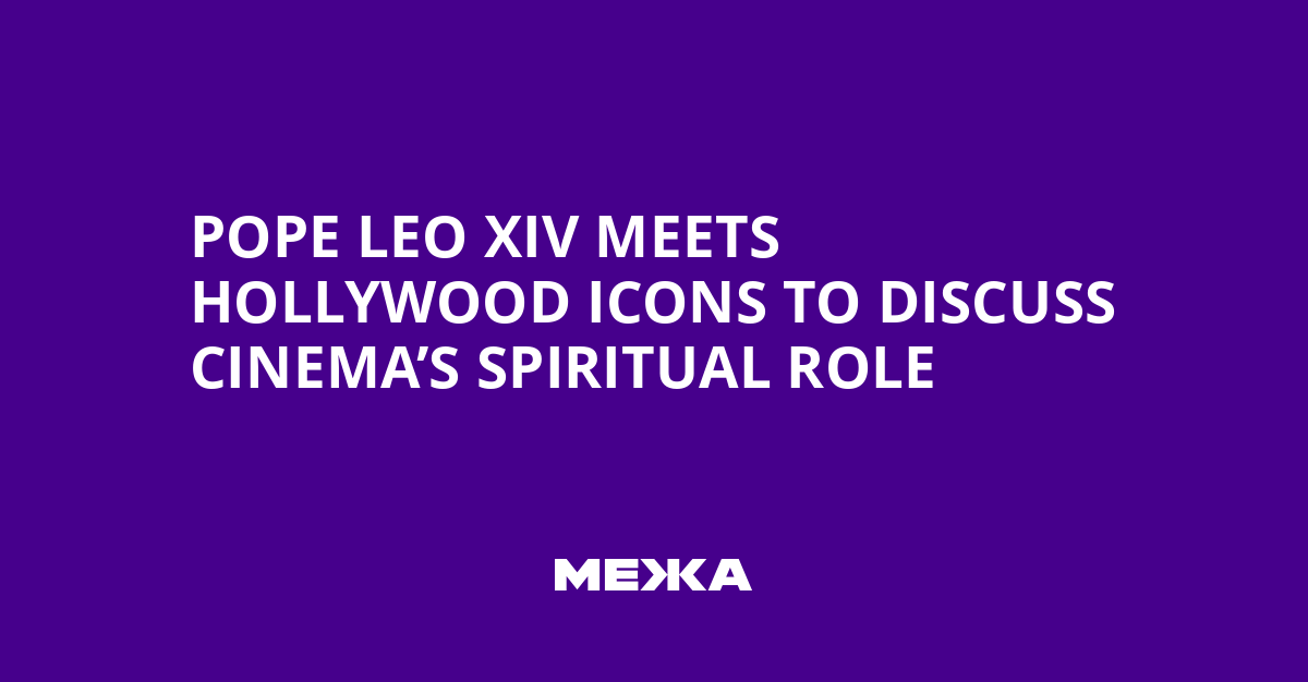 Pope Leo XIV Meets Hollywood Icons to Discuss Cinema’s Spiritual Role | Ukraine news