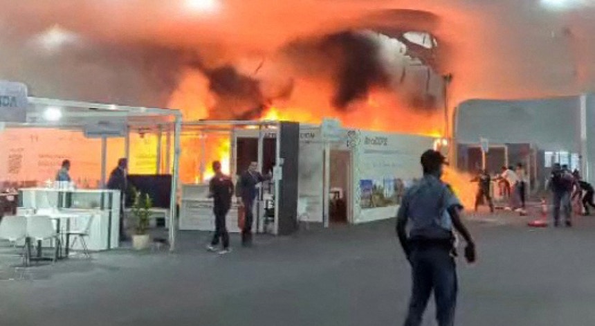 Dado como extinto o incêndio que deflagrou no recinto da COP30