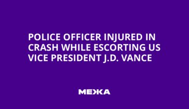 Police Officer Injured in Crash While Escorting US Vice President J.D. Vance | Ukraine news