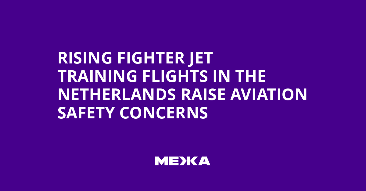 Rising Fighter Jet Training Flights in the Netherlands Raise Aviation Safety Concerns | Ukraine news