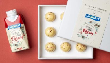 L’Eggnog (ou lait de poule) se croque désormais en chocolat.