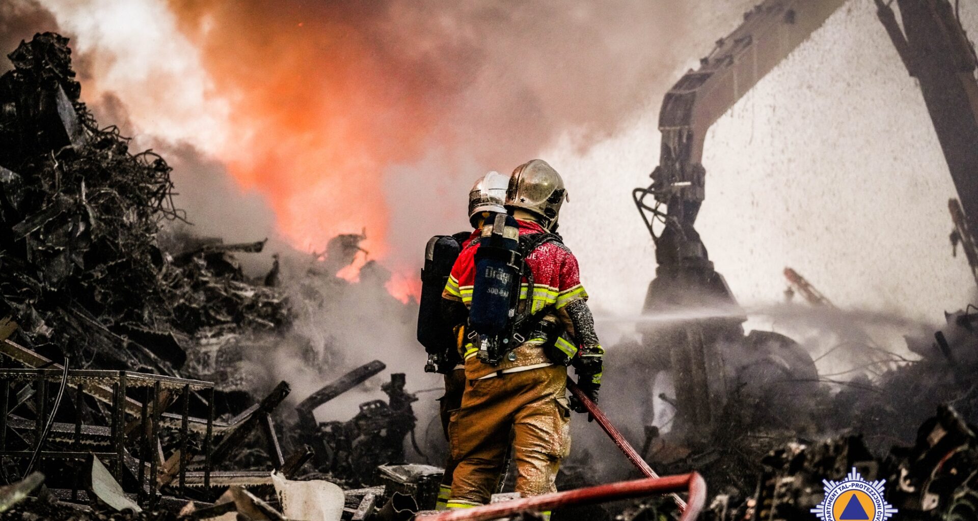 Fire at Għaxaq scrapyard brought under control as emergency operations continue