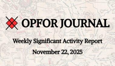 Weekly Significant Activity Report - November 22, 2025