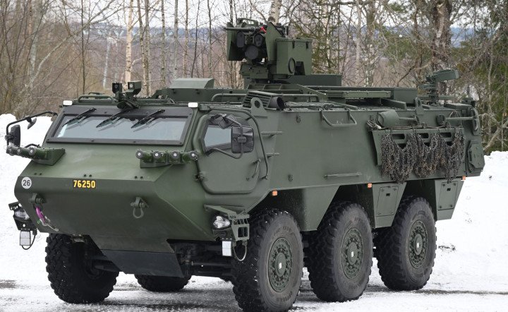 Patria 6×6 Wheeled APC With Protector RS4 Combat Module. (Source: Patria)