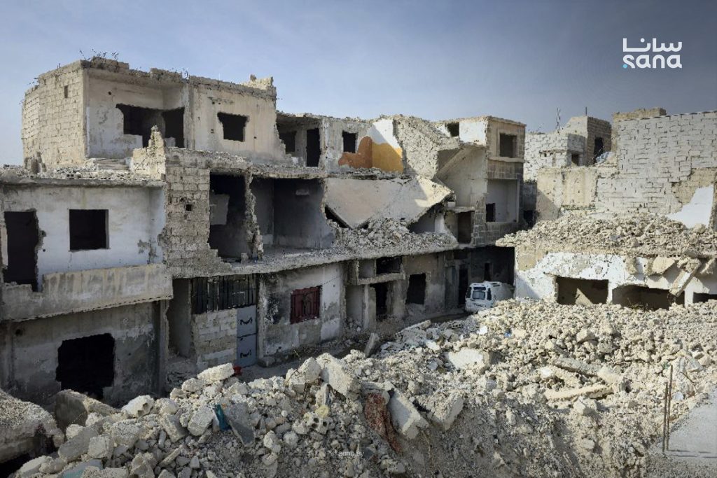 Emergency Minister ,Denmark Foreign Minister inspect Tishreen neighborhood in Damascus