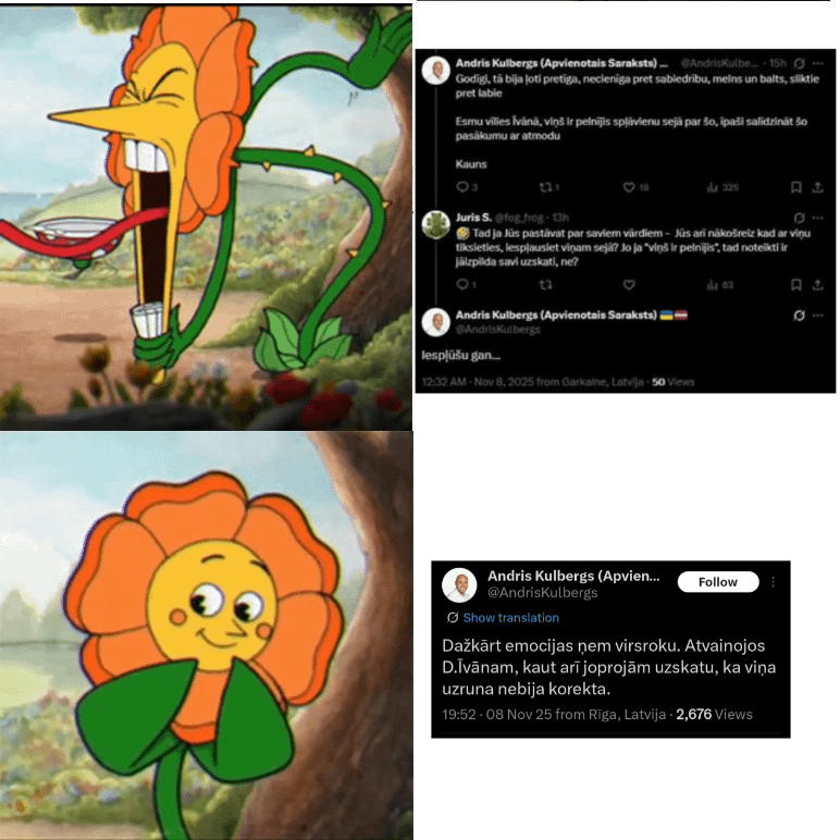 Kulbergs (AS) vs Īvāns (summarized)