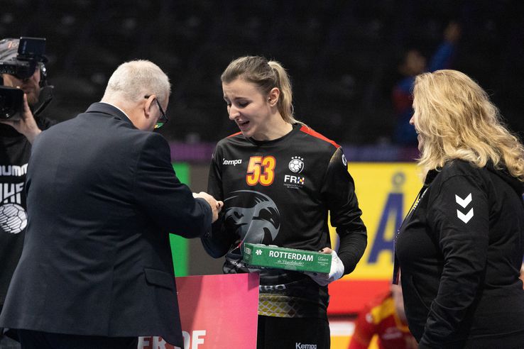 Yuliya Dumanska, în meciul România - Croaţia 33-24 FOTO: Ionuţ Iordache (GSP)