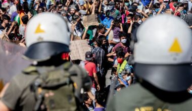 Panic in Greece as major riot erupts at migrant detention centre | World | News