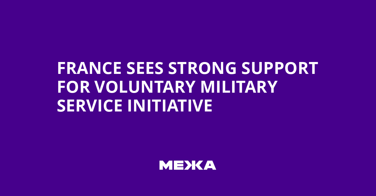 France Sees Strong Support for Voluntary Military Service Initiative | Ukraine news