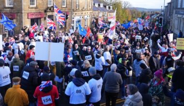 Protesters march against plan to house asylum seekers in barracks | UK | News